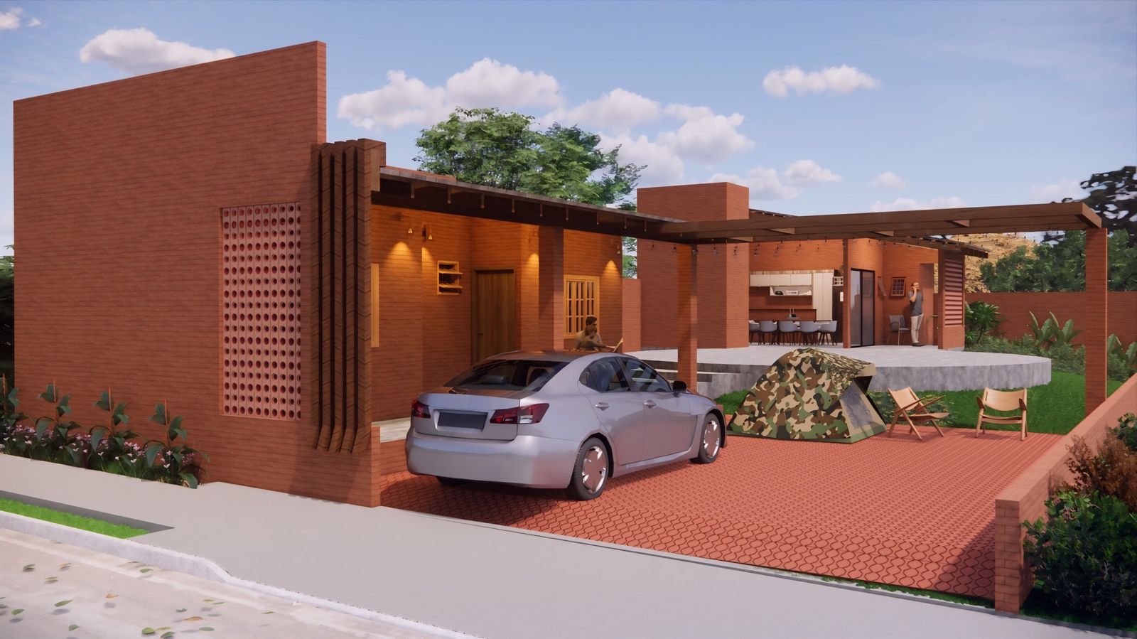 Galpão industrial sustentável com tijolo SustenBloc